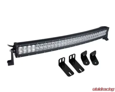 SuperATV 30" Spot | Flood Curved LED Light Bar w/ Mount Flush to Hood - LB3-30C-ACC-9