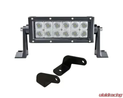 SuperATV 6" Spot | Flood LED Light Bar w/ Low Profile Bracket Kit - LB3-6-ACC-1