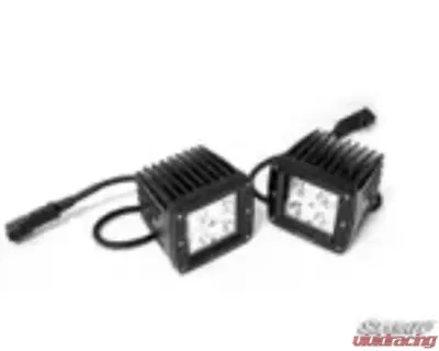 SuperATV 3" Led Cube Lights w/ 1.75 Inch Vertical Cage Bars - LB3-CL-1.75