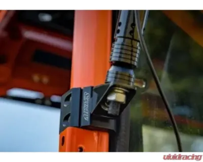 SuperATV Formed Cage Vertical Whip Light Mounting Bracket - LBK00-005-V-01