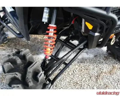SuperATV 7-10" Red Lift Kit w/ X300 Axles Polaris RZR 900 2015-2020 - LK-P-RZR900-HC-SBJ-7-10-R3-03