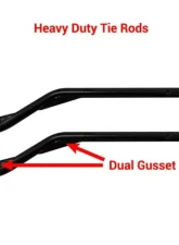 SuperATV 7-10" Red Lift Kit w/ X300 Axles Polaris RZR 900 2015-2020                                     - LK-P-RZR900-HC-SBJ-7-10-R3-03 - Image 6
