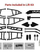 SuperATV 7-10" Red Lift Kit w/ X300 Axles Polaris RZR 900 2015-2020                                     - LK-P-RZR900-HC-SBJ-7-10-R3-03 - Image 7