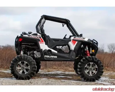 SuperATV 7-10" Red Lift Kit w/ Piggyback Shocks & Rhino 2.0 Axles Polaris RZR 900 2015-2020 - LK-P-RZR900-HC-SBJ-7-10-PS-R2-03