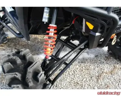SuperATV 7-10" Red Lift Kit w/ Piggyback Shocks & Rhino 2.0 Axles Polaris RZR 900 2015-2020 - LK-P-RZR900-HC-SBJ-7-10-PS-R2-03