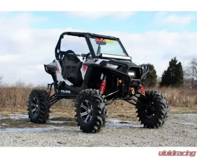 SuperATV 7-10" Black Lift Kit w/ Piggyback Shocks & X300 Axles Polaris RZR 900 2015-2020 - LK-P-RZR900-HC-SBJ-7-10-PS-R3-02