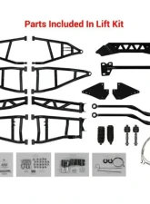 SuperATV 7-10" Black Lift Kit w/ Piggyback Shocks & X300 Axles Polaris RZR 900 2015-2020                                     - LK-P-RZR900-HC-SBJ-7-10-PS-R3-02 - Image 7
