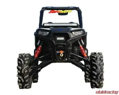 SuperATV 7-10" Red Lift Kit w/ Piggyback Shocks & X300 Axles Polaris RZR 900 2015-2020 - LK-P-RZR900-HC-SBJ-7-10-PS-R3-03