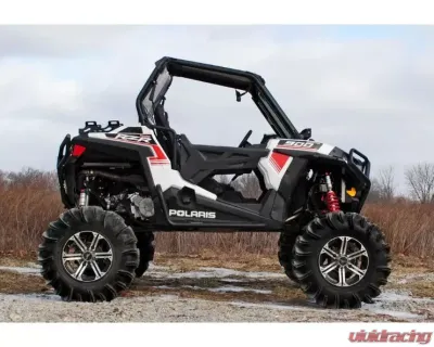 SuperATV 7-10" Red Lift Kit w/ Piggyback Shocks & X300 Axles Polaris RZR 900 2015-2020 - LK-P-RZR900-HC-SBJ-7-10-PS-R3-03