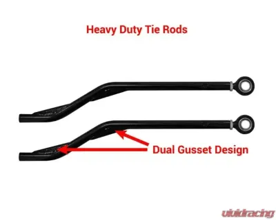 SuperATV 7-10" Red Lift Kit w/ Piggyback Shocks & X300 Axles Polaris RZR 900 2015-2020 - LK-P-RZR900-HC-SBJ-7-10-PS-R3-03