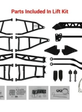 SuperATV 7-10" Red Lift Kit w/ Piggyback Shocks & X300 Axles Polaris RZR 900 2015-2020                                     - LK-P-RZR900-HC-SBJ-7-10-PS-R3-03 - Image 7