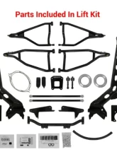 SuperATV 10" Black Lift Kit w/ Rhino 2.0 Axles Polaris RZR XP Turbo 2016+                                     - LK-P-RZRXPT-10-001-R2-02 - Image 4
