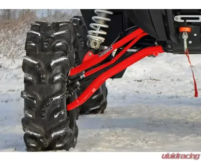 SuperATV 10" Red Lift Kit w/ Rhino 2.0 Axles Polaris RZR XP Turbo 2016+ - LK-P-RZRXPT-10-001-R2-03