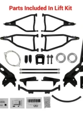 SuperATV 10" Red Lift Kit w/ Rhino 2.0 Axles Polaris RZR XP Turbo 2016+                                     - LK-P-RZRXPT-10-001-R2-03 - Image 4