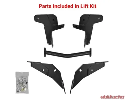 SuperATV 3" Lift Kit w/ Walker Evans Shock Type Polaris RZR XP Turbo 2018 - LK-P-RZRXPT-3-001-02