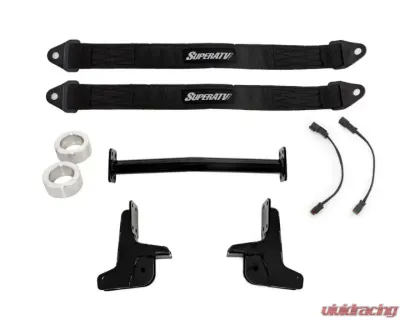 SuperATV  3" Lift Kit w/ Dynamix Shock Polaris RZR XP Turbo 2018+ - LK-P-RZRXPT-3-003-02