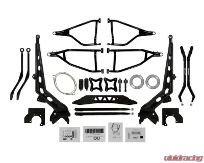 SuperATV 7-10" Black Lift Kit w/ Rhino 2.0 Axles HighLifter Edition Polaris RZR XP 1000 2017+ - LK-P-RZRXPT-CHC-SBJ-7-10-HL-R2-02