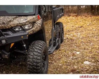 SuperATV Heavy Duty Nerf Bars Can-Am Defenders 2016+ - NB-CA-DEF-00