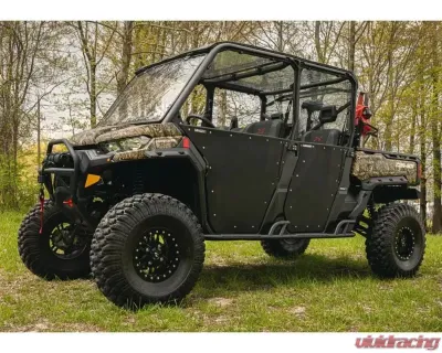 SuperATV Heavy Duty Nerf Bars Can-Am Defenders MAX 2017+ - NB-CA-DEFMAX-00