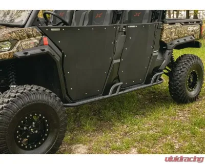 SuperATV Heavy Duty Nerf Bars Can-Am Defenders MAX 2017+ - NB-CA-DEFMAX-00