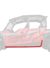 SuperATV Wrinkle Black Heavy Duty Nerf Bars Polaris General 4 2017+                                     - NB-P-GEN4-001-00 - Image 4
