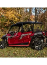 SuperATV Wrinkle Black Heavy Duty Nerf Bars Polaris General 4 2017+                                     - NB-P-GEN4-001-00 - Image 2