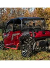 SuperATV Wrinkle Black Heavy Duty Nerf Bars Polaris General 4 2017+                                     - NB-P-GEN4-001-00 - Image 3
