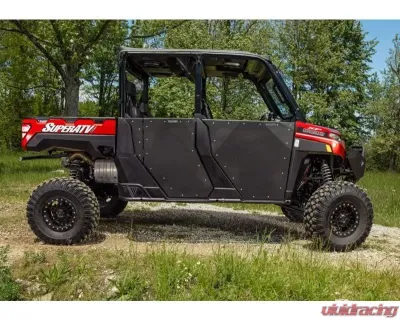 SuperATV Heavy Duty Nerf Bar Polaris Ranger 1000 Crew 2020+ - NB-P-RAN1K4-00