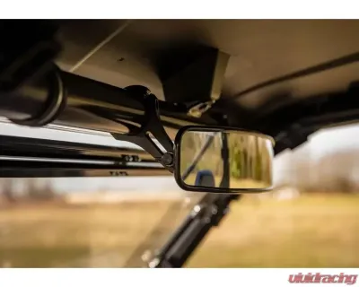 SuperATV 17" Curved Rear View Mirror w/ 1.75" Inch Clamp - RVM-014