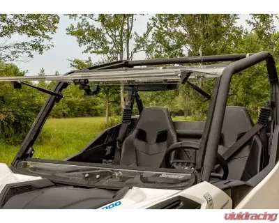 SuperATV 17" Curved Rear View Hisun 2016+ - RVM-015