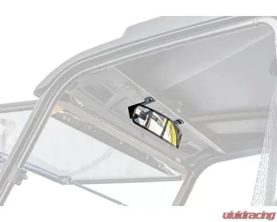 SuperATV 17" Curved Rear View w/ Bolt-on Bracket Type Polaris Ranger 2017+ - RVM-017-02