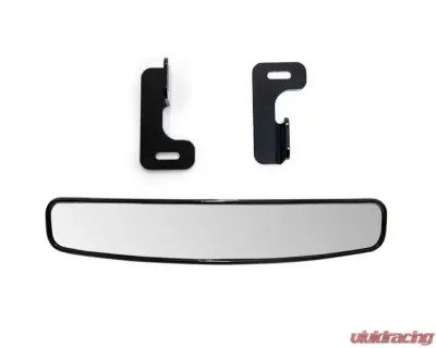SuperATV 17" Curved Rear View w/ Bolt-on Bracket Type Polaris Ranger 2017+ - RVM-017-02