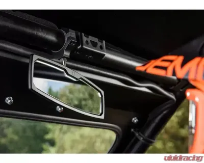 SuperATV 12" Inch Aluminum Rear View Mirror Polaris Ranger 2005+ - RVM-021
