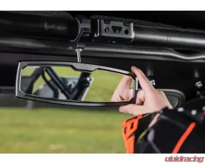 SuperATV 12" Inch Aluminum Rear View Mirror Polaris Ranger 2005+ - RVM-021