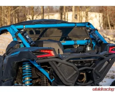 SuperATV Dark Tint Polycarbonarte Scratch Resistant Rear Windshield Cam-AM Maverick X3 2017+ - RWS-CA-X3-001-71