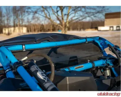 SuperATV Dark Tint Polycarbonarte Scratch Resistant Rear Windshield Cam-AM Maverick X3 2017+ - RWS-CA-X3-001-71