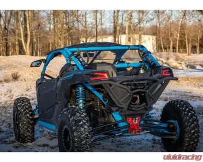 SuperATV Light Tint Polycarbonarte Scratch Resistant Rear Windshield Cam-AM Maverick X3 2017+ - RWS-CA-X3-001-76