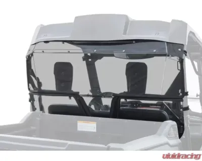 SuperATV Rear Windshield Honda Pioneer 700 2014+ - RWS-H-PIO-700-76