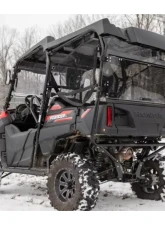 SuperATV Rear Windshield Honda Pioneer 700-4 2014+                                     - RWS-H-PIO-7004-76 - Image 2