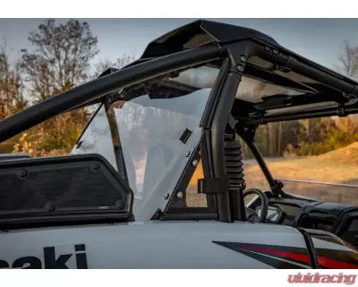 SuperATV Light Tint Standard Polycarbonate Rear Windshield - No Print Kawasaki Teryx KRX 1000 2020+ - RWS-K-KRX-76