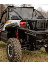 SuperATV Rear Vented Windshield Kawasaki Teryx KRX 1000 2020+                                     - RWS-K-KRX-V-76 - Image 2