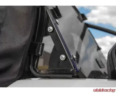 SuperATV Rear Vented Windshield Kawasaki Teryx KRX 1000 2020+ - RWS-K-KRX-V-76