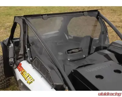 SuperATV Rear Vented Windshield Kawasaki Teryx KRX 1000 2020+ - RWS-K-KRX-V-76