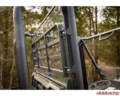 SuperATV Rear Windshield Kawasaki Mule Pro FX 1000 2016+ - RWS-K-MULE-FX-76