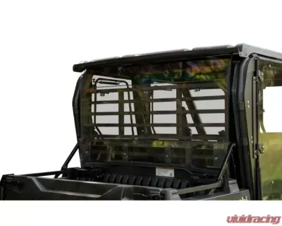 SuperATV Standard Scratch Resistant Rear Windshield - Light Tint Kawasaki Mule Pro 2015+ - RWS-K-MULE-FXT-76