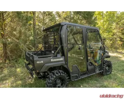 SuperATV Standard Scratch Resistant Rear Windshield - Light Tint Kawasaki Mule Pro 2015+ - RWS-K-MULE-FXT-76