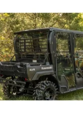 SuperATV Standard Scratch Resistant Rear Windshield - Light Tint Kawasaki Mule Pro 2015+                                     - RWS-K-MULE-FXT-76 - Image 4