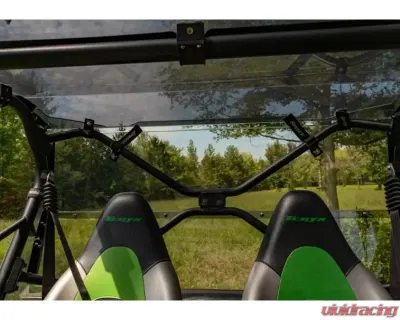 SuperATV Rear Windshield Kawasaki Teryx 4 2014+ - RWS-K-TRX4-76