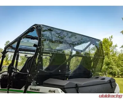 SuperATV Rear Windshield Kawasaki Teryx 4 2014+ - RWS-K-TRX4-76