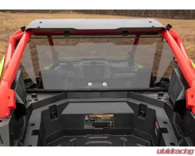 SuperATV Standard Polycarbonate Rear Windshield - Dark Tint Polaris RZR Pro R 2-Door 2022+ - RWS-P-PROR-71